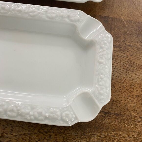 Pair of Rosenthal Maria vintage ashtrays white - Picture 2 of 4